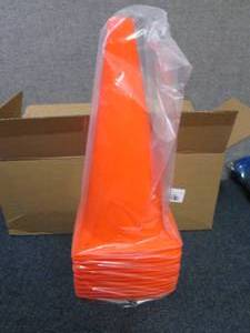 12- 12 inch Orange Traffic Cones...