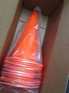 12- 12 inch Orange Traffic Cones...