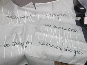 Set of 4 Pillow Covers 18x18 inches...
