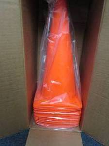 12- 12 inch Orange Traffic Cones...