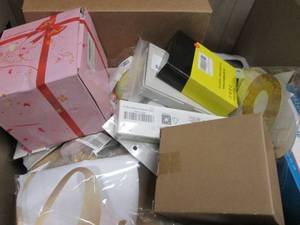 Box of Assorted Small Overstock Ite...