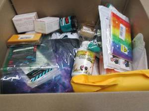 Box of Assorted Small Overstock Ite...