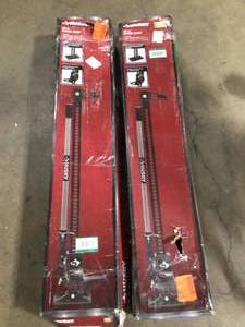Lot of 2 Husky 48 in. 3 Ton Farm Jack Customer Returns SeeTerms on Auction