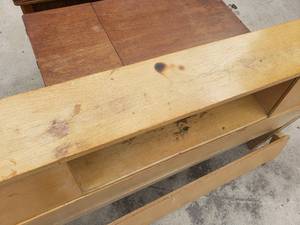 lot 5 image: Blonde Headboard and Footboard