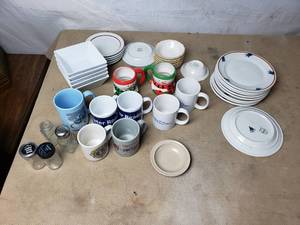 lot 39 image: Plates, Bowls and Cups