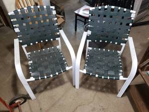 lot 110 image: Pair of Patio Chairs