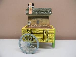 Vintage 1976 Jim Beam Ernies WINES & LIQUORS Flower Cart Decanter - FANTASTIC PIECE - NICE - SEE PICTURES