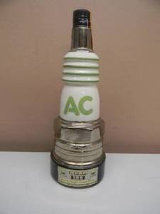 Vintage 1977 JIM BEAM AC SPARK PLUG BOTTLE DECANTER - FANTASTIC PIECE - NICE - SEE PICTURES