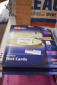 Tent Cards