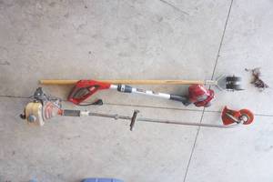 lot 72 image: Stihl weed trimmer, toro weed trimmer & edger