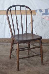 lot 89 image: Vintage wood chair