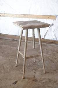 lot 110 image: Rustic White Plant stand