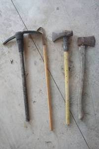 lot 220 image: Axes, Pickaxe & Hook