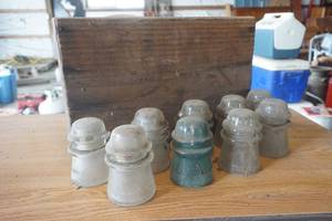 lot 235 image: Glass Insulators