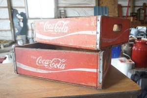 lot 276 image: Vintage Coca-Cola Crates