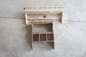 lot 299 image: Wood wall shelves