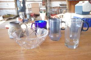 lot 379 image: Mugs-Assorted Glassware