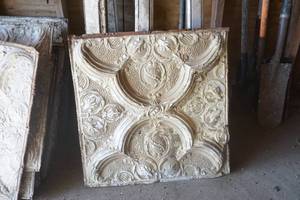 lot 404 image: Set of 16 2x2 Metal Ceiling Tiles