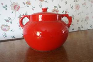 lot 439 image: Red Cookie Jar