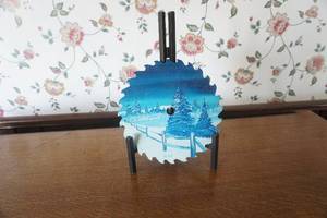 lot 487 image: Sawblade Winter Artwork