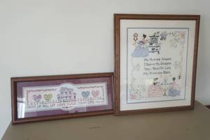 lot 617 image: Framed Wall Decor