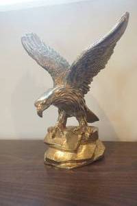 lot 702 image: Solid Brass Eagle
