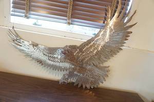 lot 722 image: Plasma cut Steel Eagle