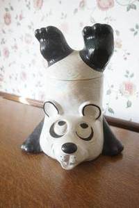 lot 767 image: McCoy Cookie Jar Panda Cookie Jar