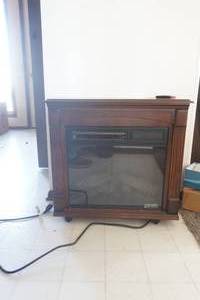 lot 774 image: Space Heater Imitation Fireplace