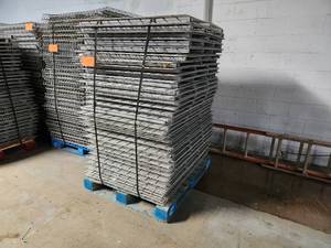 Lot of (54) Pallet Racking Grates