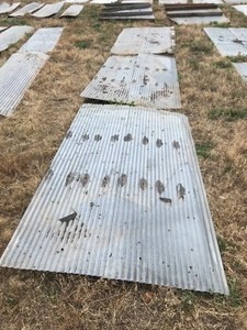 4 x 7 Old Style Corrugated Tin (3 pcs)