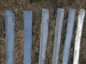 6 x 8 Galv. Steel Sheets (6 pcs)