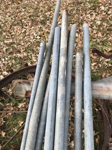 Chain Link Fence Posts (8 pcs)