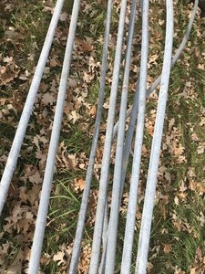 34 x 21 Galv. Pipe (Bent - 8 pcs)