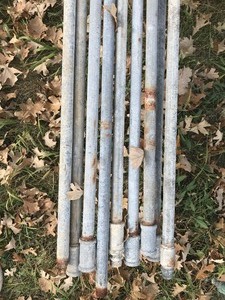 34 x 21 Galv. Pipe (9 pcs)