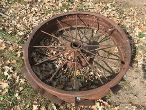 40 Heavy Spoked Steel Wheel