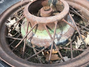 Spoked Car Rims (3 Matching)