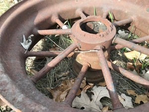 20 Steel Spoked Wheels (2 Matching)