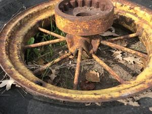 21 Steel Spoked Wheels (Matching Pair)