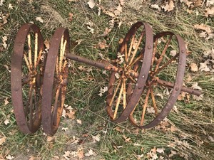 25 12 Narrow Spoked Wheels (Lot of 4)