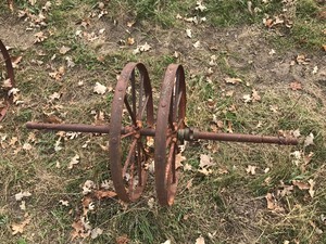 25 12 Narrow Spoked Wheels wAxels (Lot of 2)