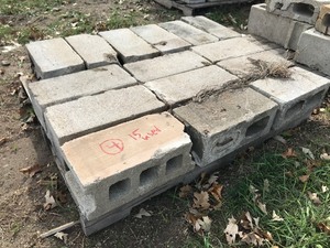 6 Concrete Blocks (Used, Lot of 36)