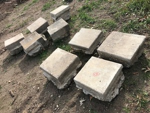 16x16 Concrete Slabs (Used, Lot of 7)