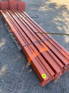 lot 41 image: 14pcs 4.5 Horizontal Beams 108 Long