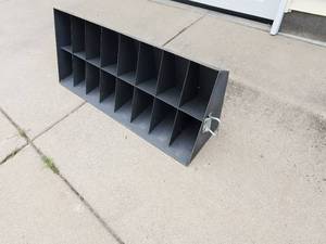 Industrial Metal Organizer Cabinet