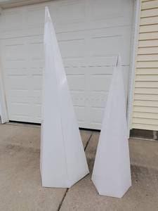 Two Decorative Cones