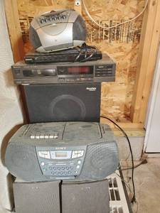 Electronics Lot Including Sony, Technics, and Panasonic