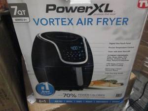 power XL 7 qt vortex air fryer open...