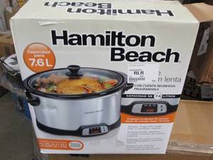 hamilton beach 8qt slow cooker open...