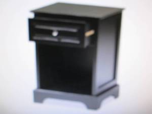 Baxton Studio Chase 1-Drawer Nights...
